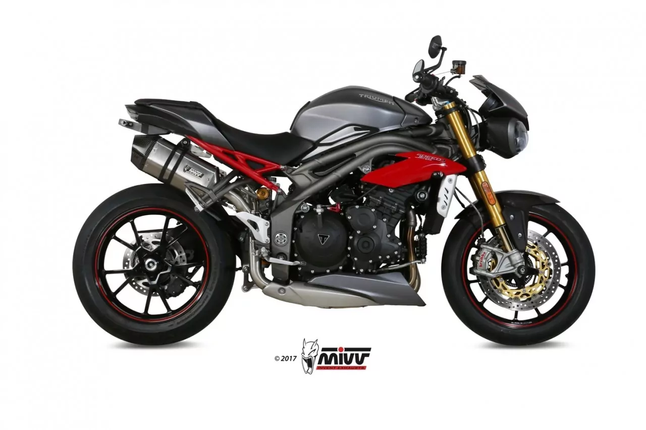 MIVV Speed Edge Edelstahl Triumph Speed Triple ´16-