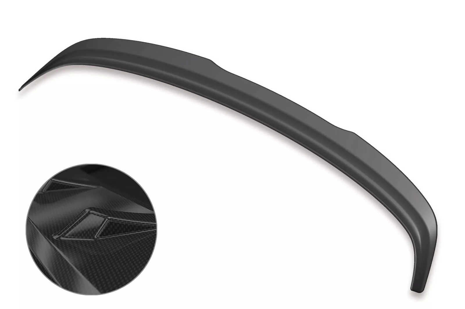 Heckflügel mit ABE für VW Scirocco III HF598-C Carbon Look Hochglanz