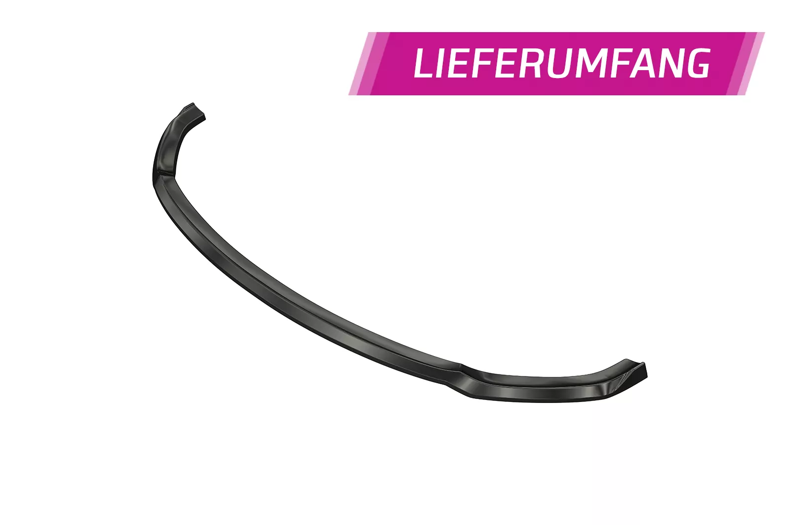 Cup-Spoilerlippe mit ABE für Mercedes Benz CSL (C257) CSL779 Schwarz Strukturiert