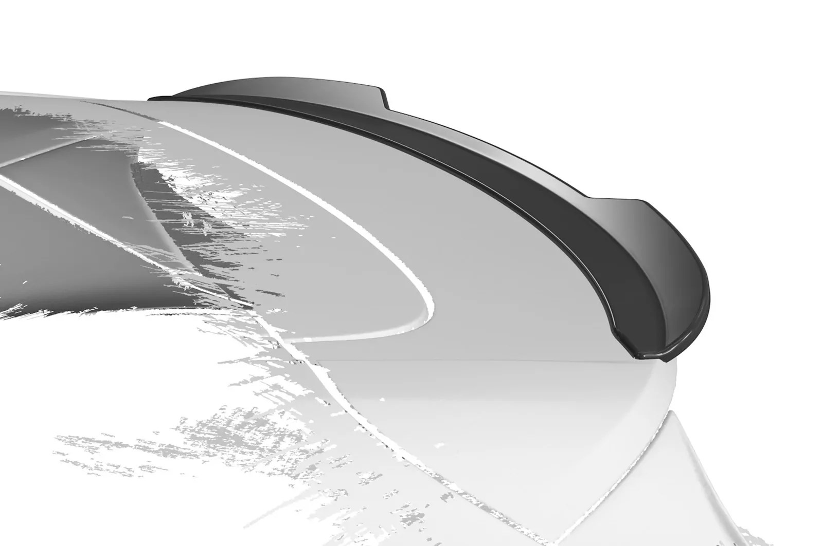 Heckflügel mit ABE für Ford Puma '20 HF816 Schwarz Strukturiert