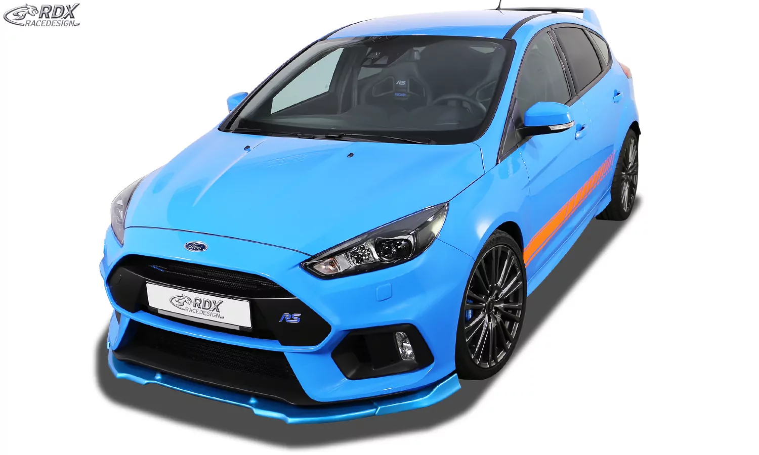 RDX Frontspoiler VARIO-X für FORD Focus 3 RS (2016+) Frontlippe Front Ansatz Vorne Spoilerlippe