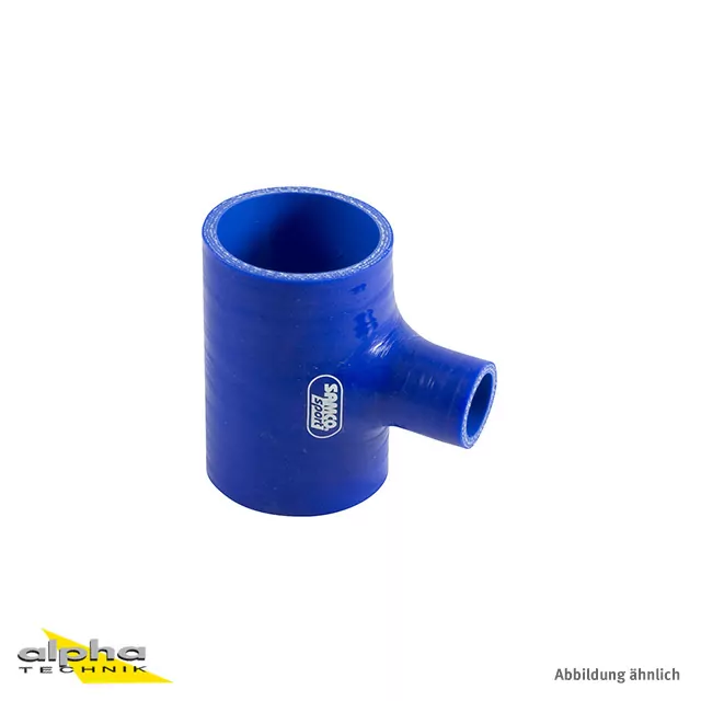 SAMCO SPORT Siliconschlauch Standard T-Stück blau Innendurchmesser 54 mm Ausfluß 25 mm