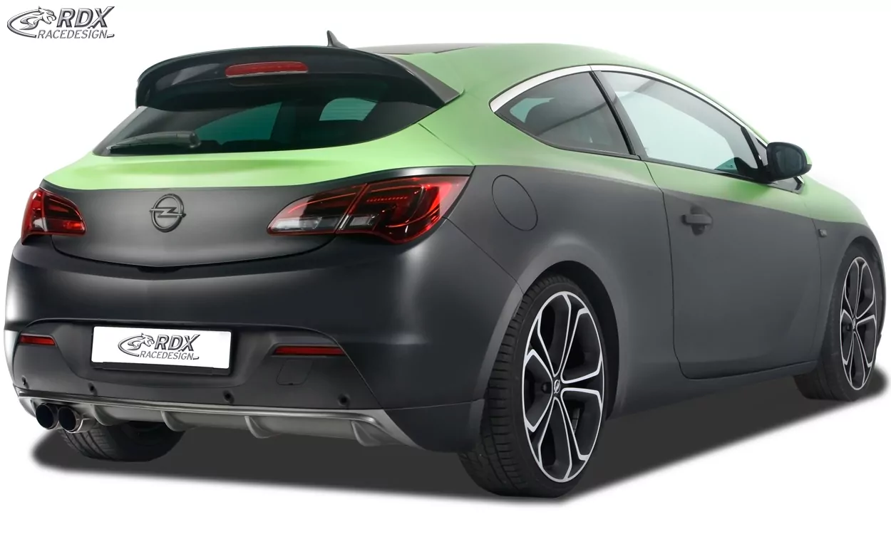 RDX Heckansatz für OPEL Astra J GTC Diffusor Heckblende Heckdiffusor