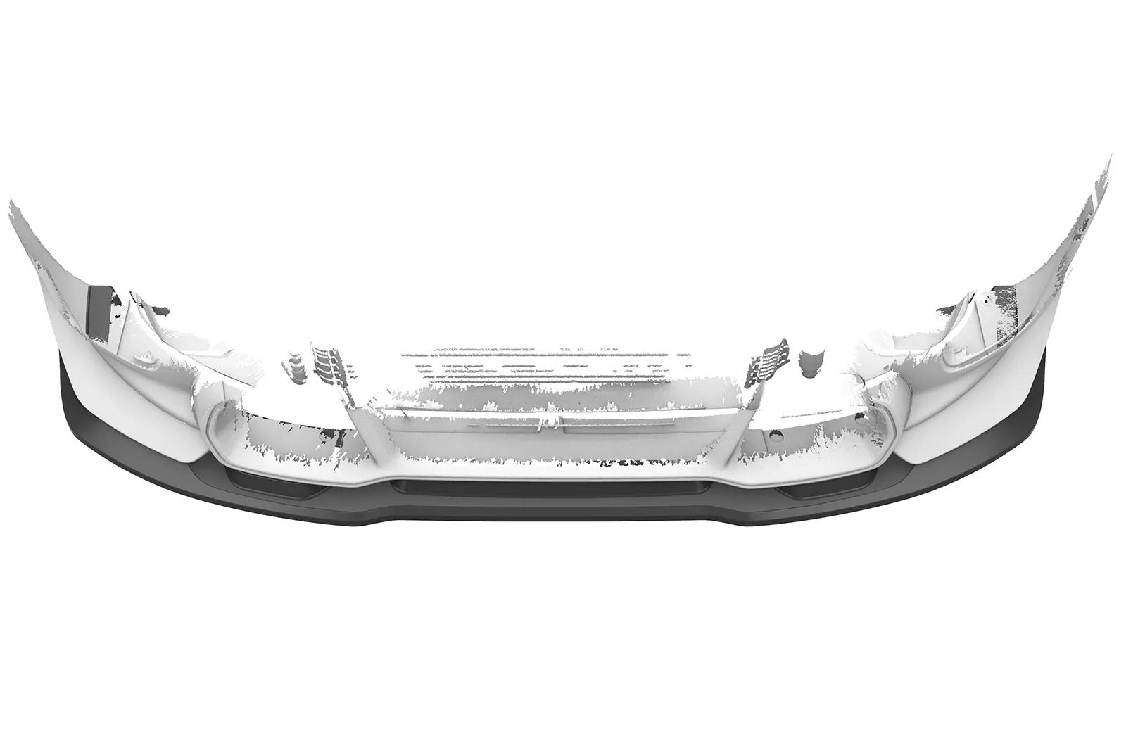 Cup-Spoilerlippe mit ABE für Mini F56 JCW GP CSL774 Schwarz Strukturiert