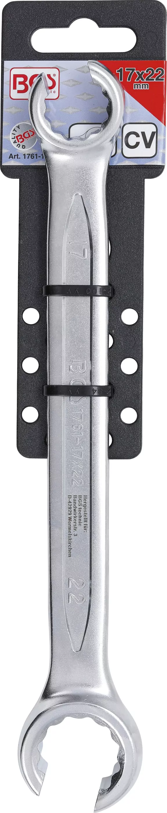 Offener Doppel-Ringschlüssel | SW 17 x 22 mm