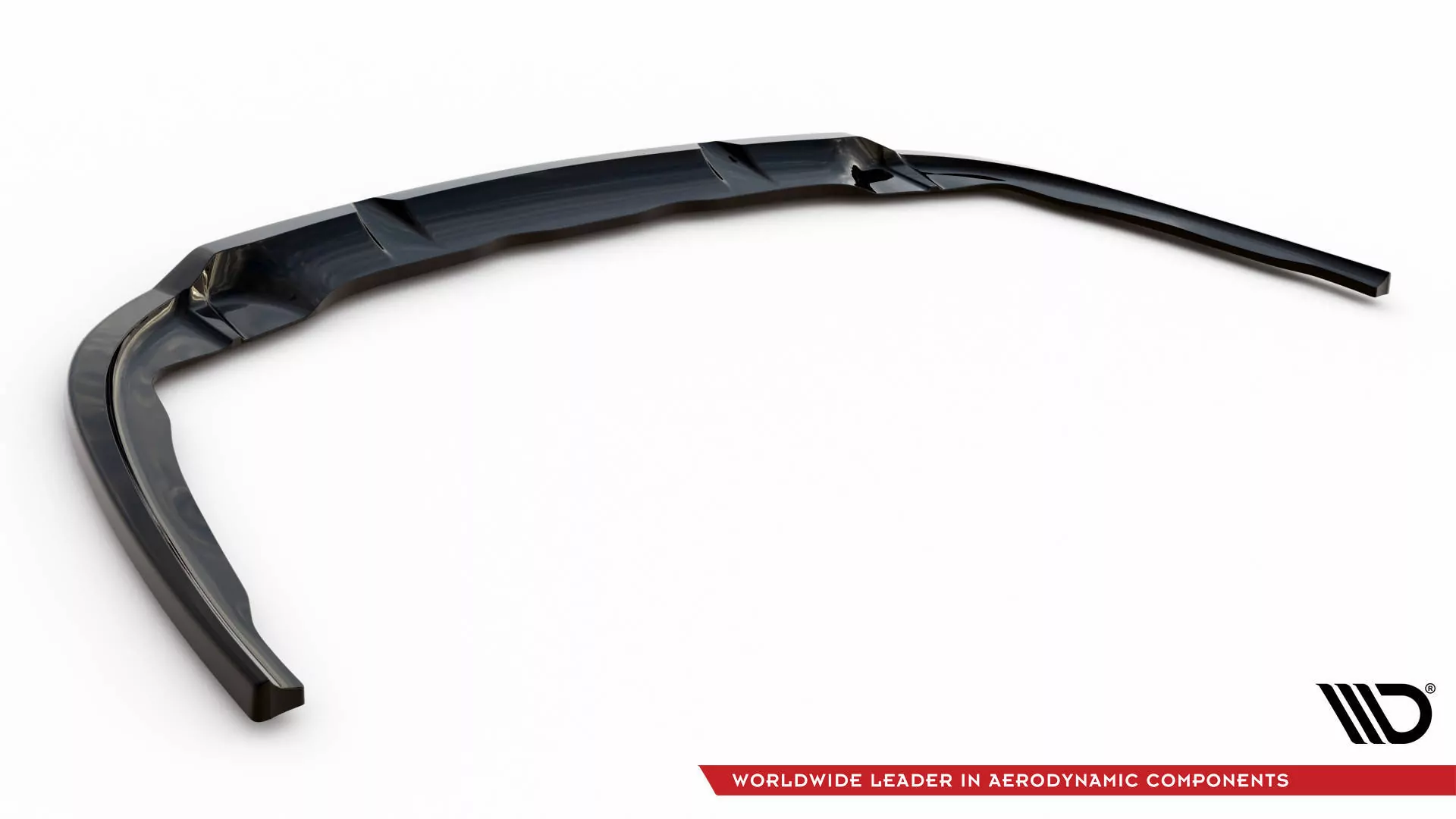 Hinten Splitter (mit Einem Vertikalem Balken) Renault Megane GT Line Grandtour Mk3 Facelift Schwarz Hochglanz