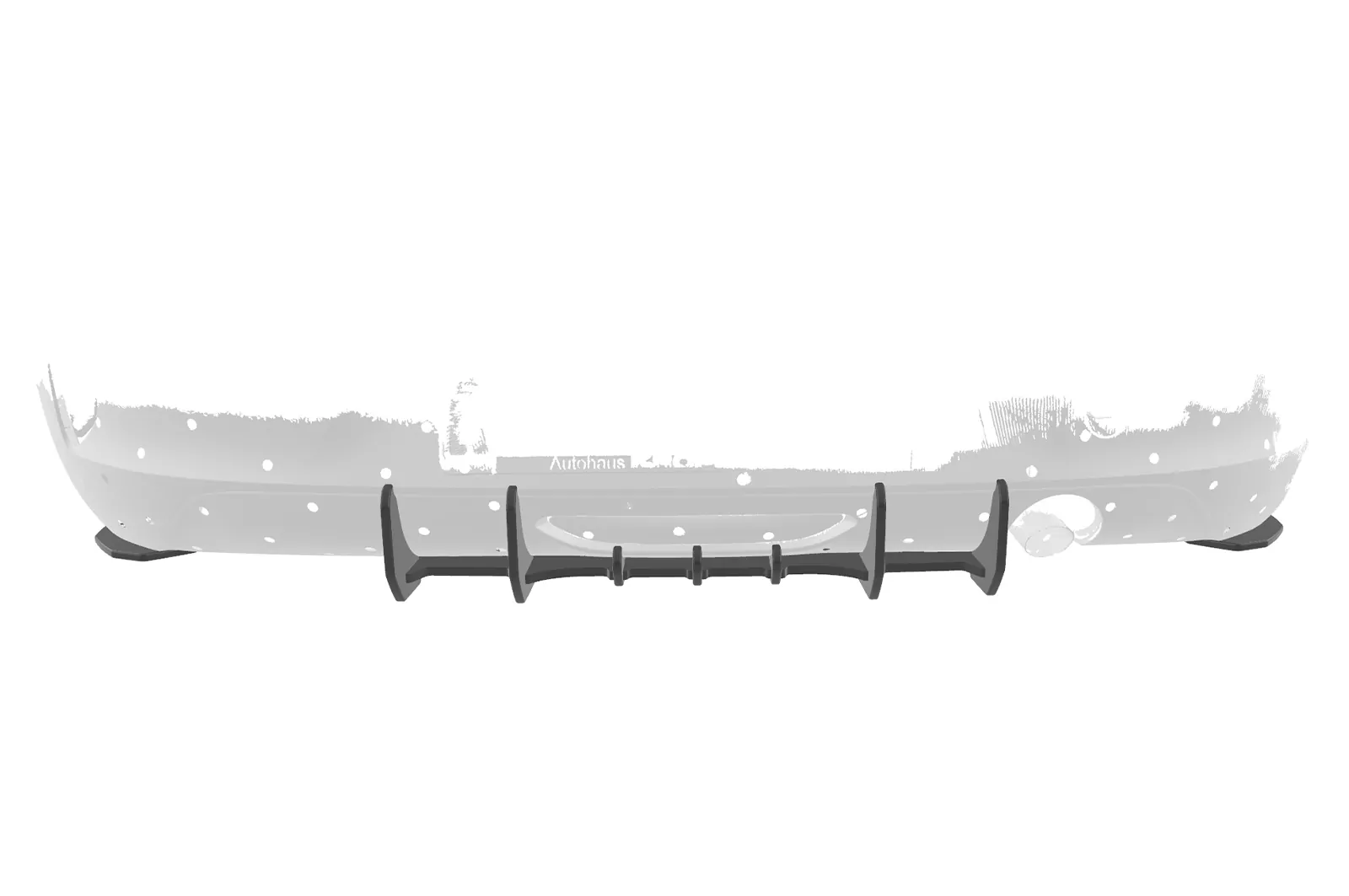 Racing Diffusor / Heckansatz für Opel Corsa F HA364