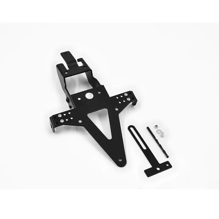Kennzeichenhalter | KAWASAKI ER-6N / F | 12-16 verstellbar | schwarz | inkl. Reflektorhalter