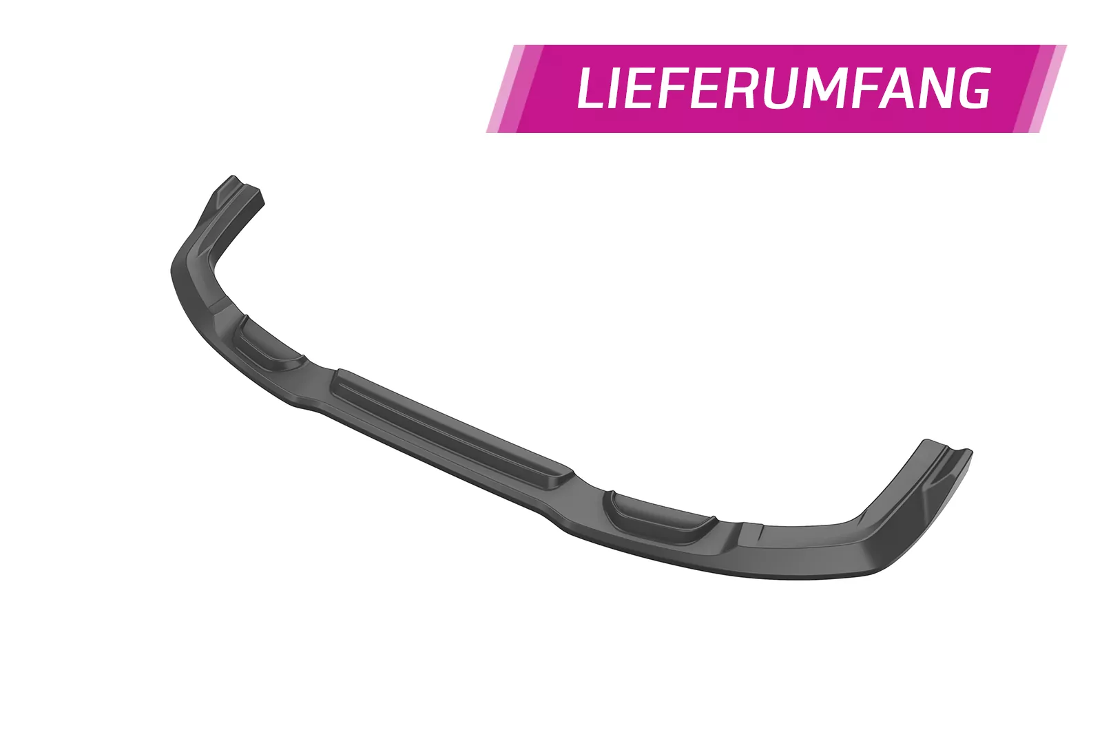 Cup-Spoilerlippe mit ABE für Mini F56 JCW GP CSL774 Schwarz Strukturiert