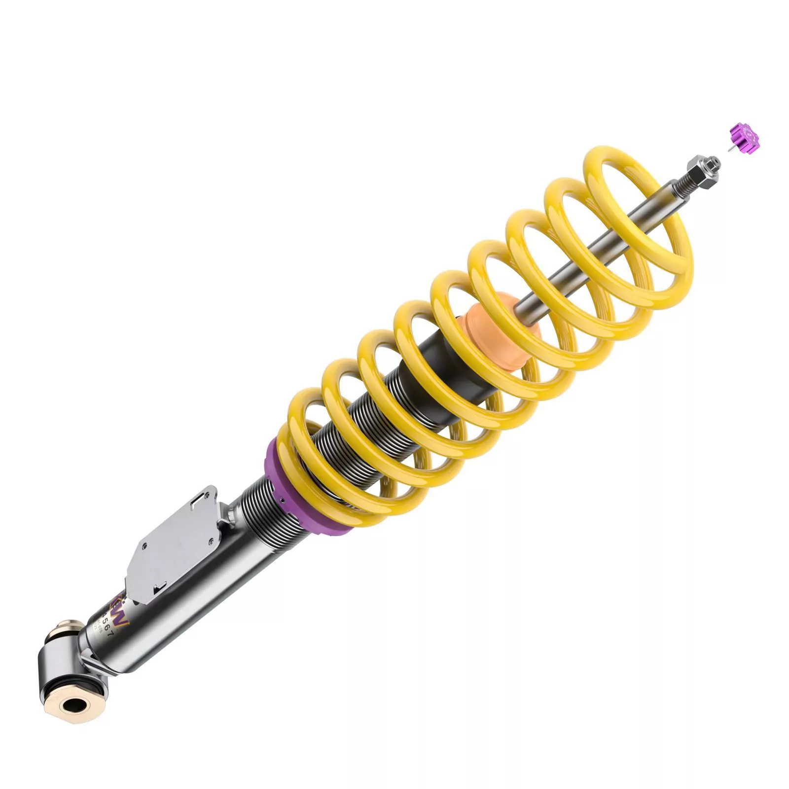 KW Gewindefahrwerk V3 inox (inkl. Stilllegung f. elektr. Dämpfer) BMW 6er Gran Coupe (F06) 6C, M5/M6 Allrad 03/2012-10/2018