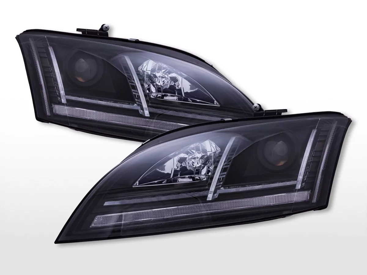 Xenon Daylight Scheinwerfer mit LED Tagfahrlicht Audi TT (8J)  2006-2013 schwarz