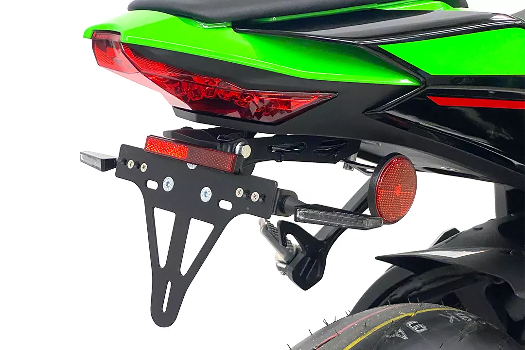 alpha Technik Kennzeichenhalter für Kawasaki Ninja ZX-10R ab Modelljahr 2022-