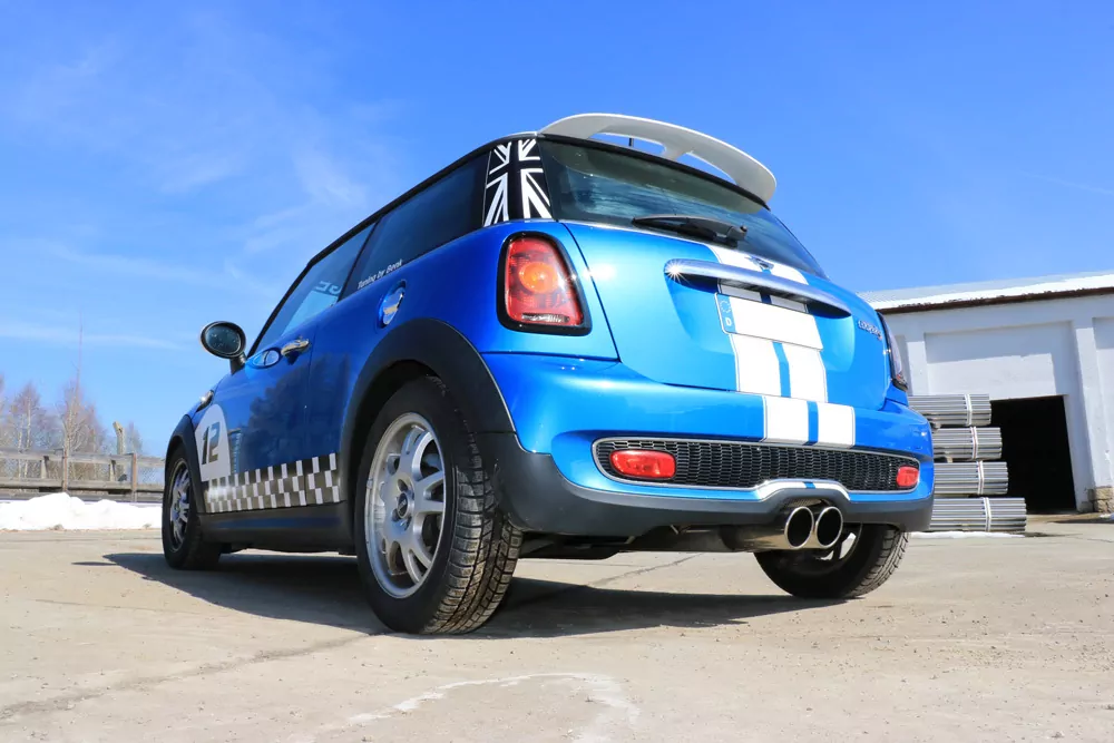 Mini Cooper S R56  Endschalldämpfer Ausgang mittig - 2x100 Typ 16