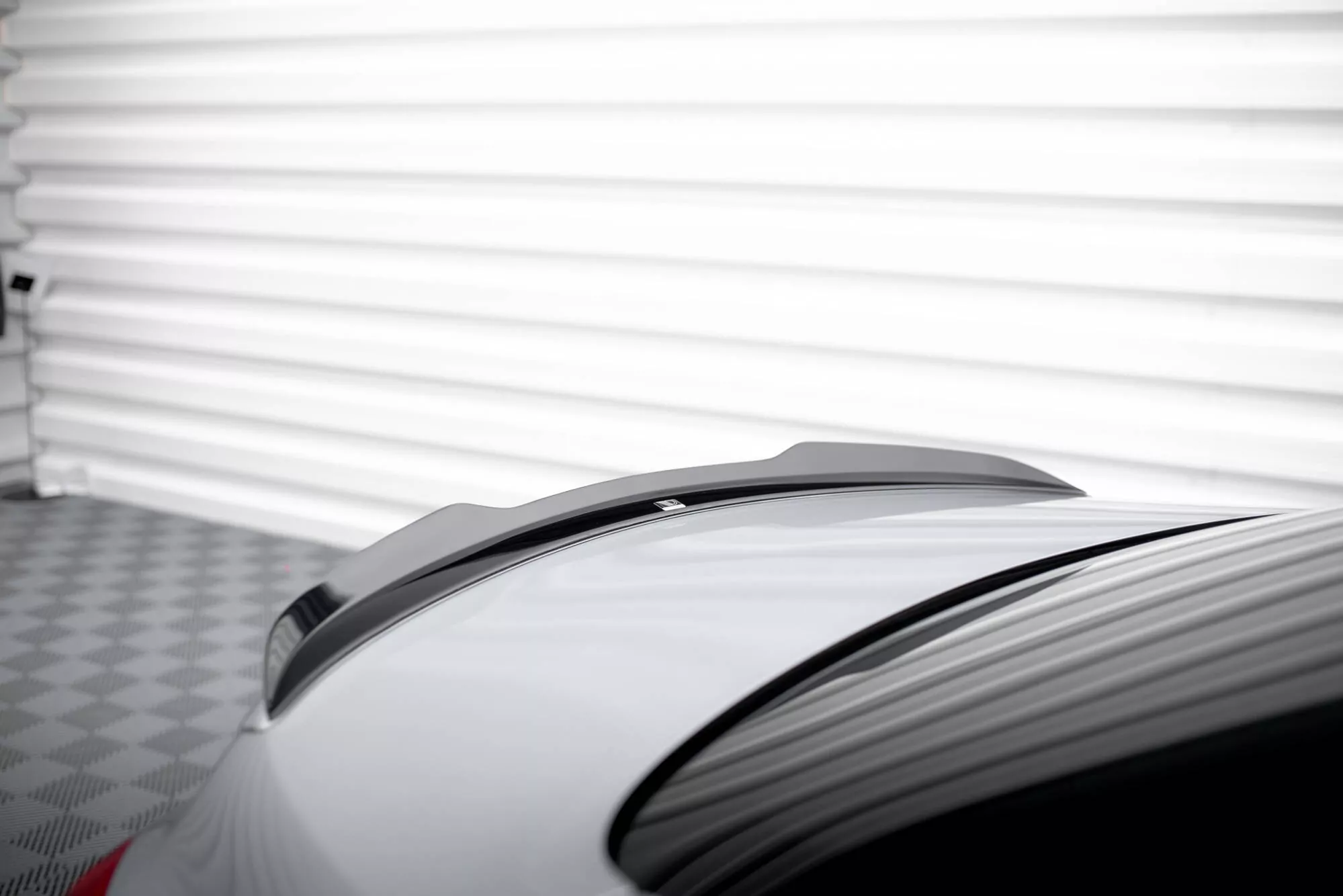 Spoiler CAP Für Opel Insignia OPC-Line Mk1 Schwarz Hochglanz