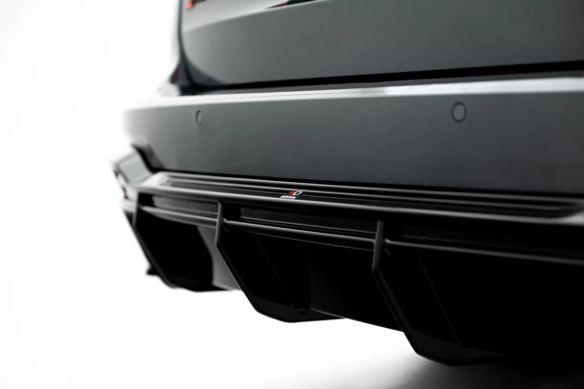 Diffusor Heck Ansatz Für Audi RS6 C8 / RS7 C8 Schwarz Hochglanz