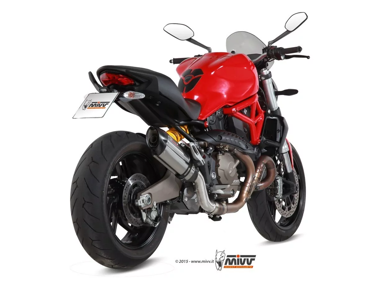 MIVV SUONO In Edelstahl Für DUCATI MONSTER 821 15-