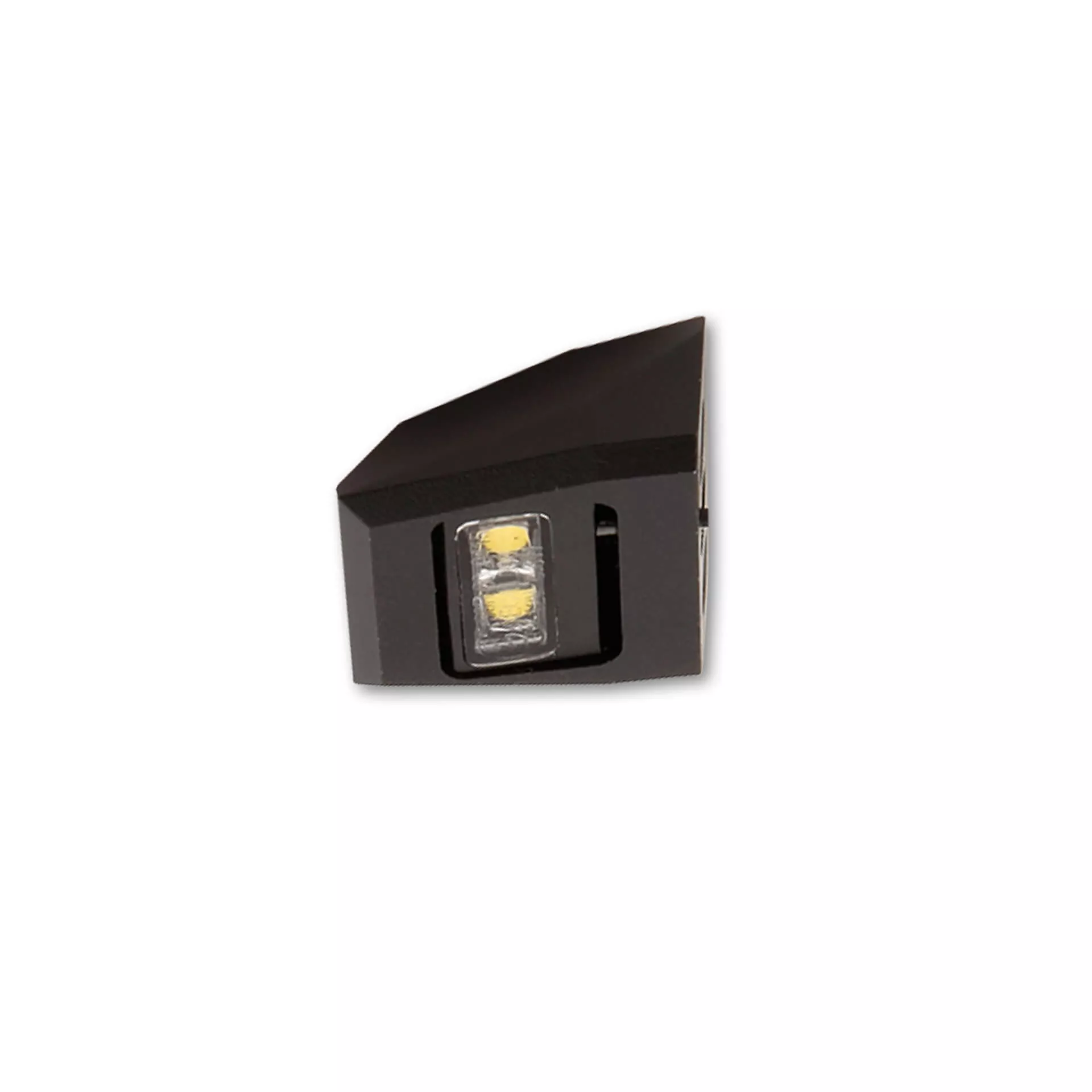 HIGHSIDER pro Split-S LED Kennzeichenbeleuchtung Schwarz/Transparent SMD (1Stck)