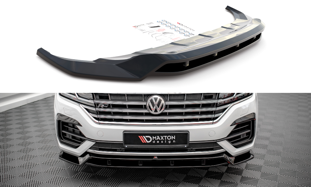 Street+ Spoilerlippe Front Ansatz Passend Für VW Touareg R-Line Mk3 