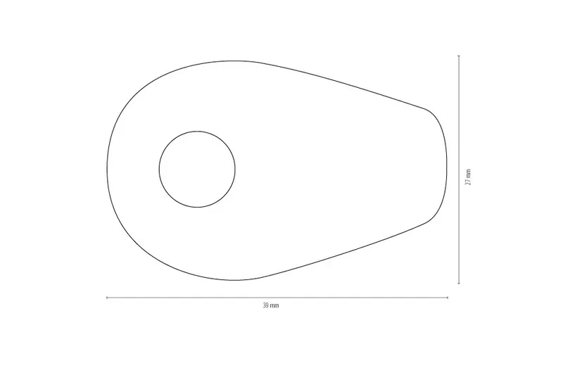 SHIN YO Alu Montageplatten INDY SPACER für div. YAMAHA, Set