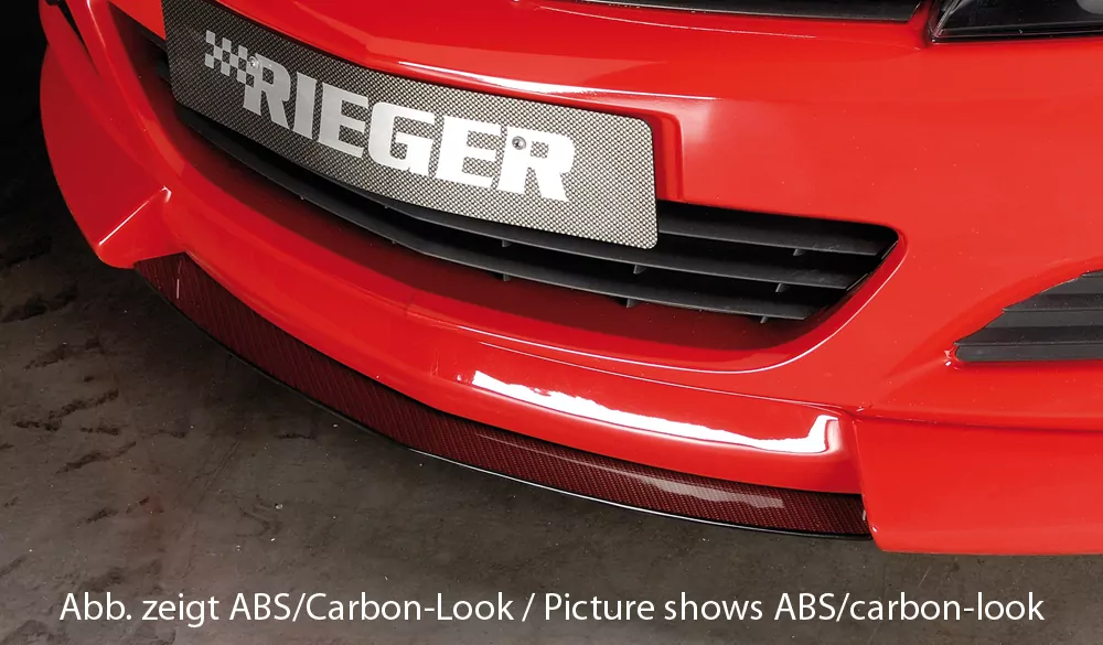 Rieger Spoilerschwert für Opel Astra H GTC - 3-tür.  für Spoilerlippe 51230 carbon optik