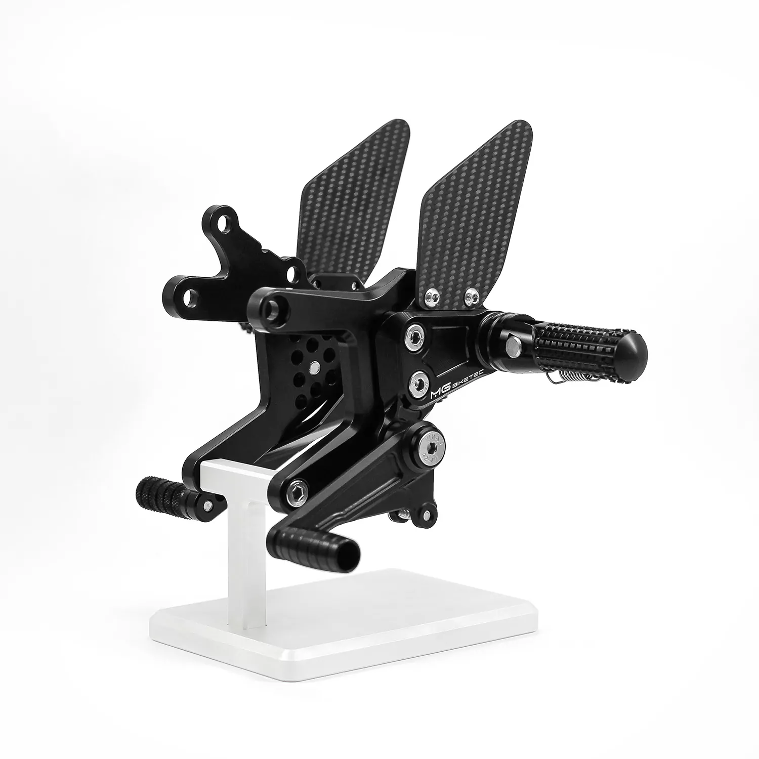 MG Biketec Sportfussrastenanlage / Rastenanlage / Fußrastenanlage mit ABE, gültig in D - A - CH für Kawasaki ZX-6R Ninja ab 2023