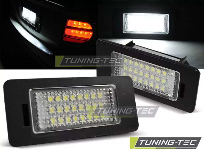 License Led Lights Fits Audi Q5 / A4 08-10 / A5 / Tt / Vw Passat B6 With Canbus