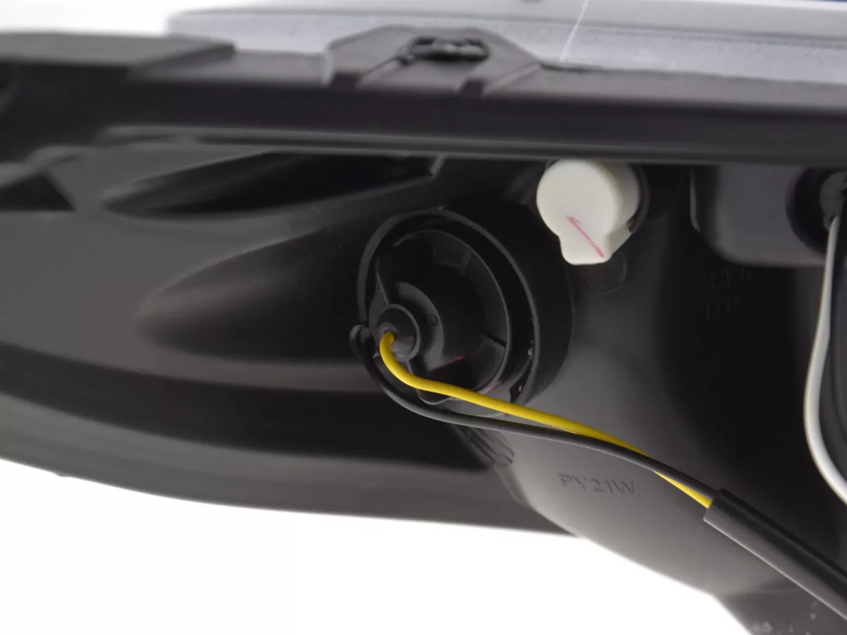 Scheinwerfer Set Daylight LED Tagfahrlicht Peugeot 207 Bj. 06- chrom für Rechtslenker