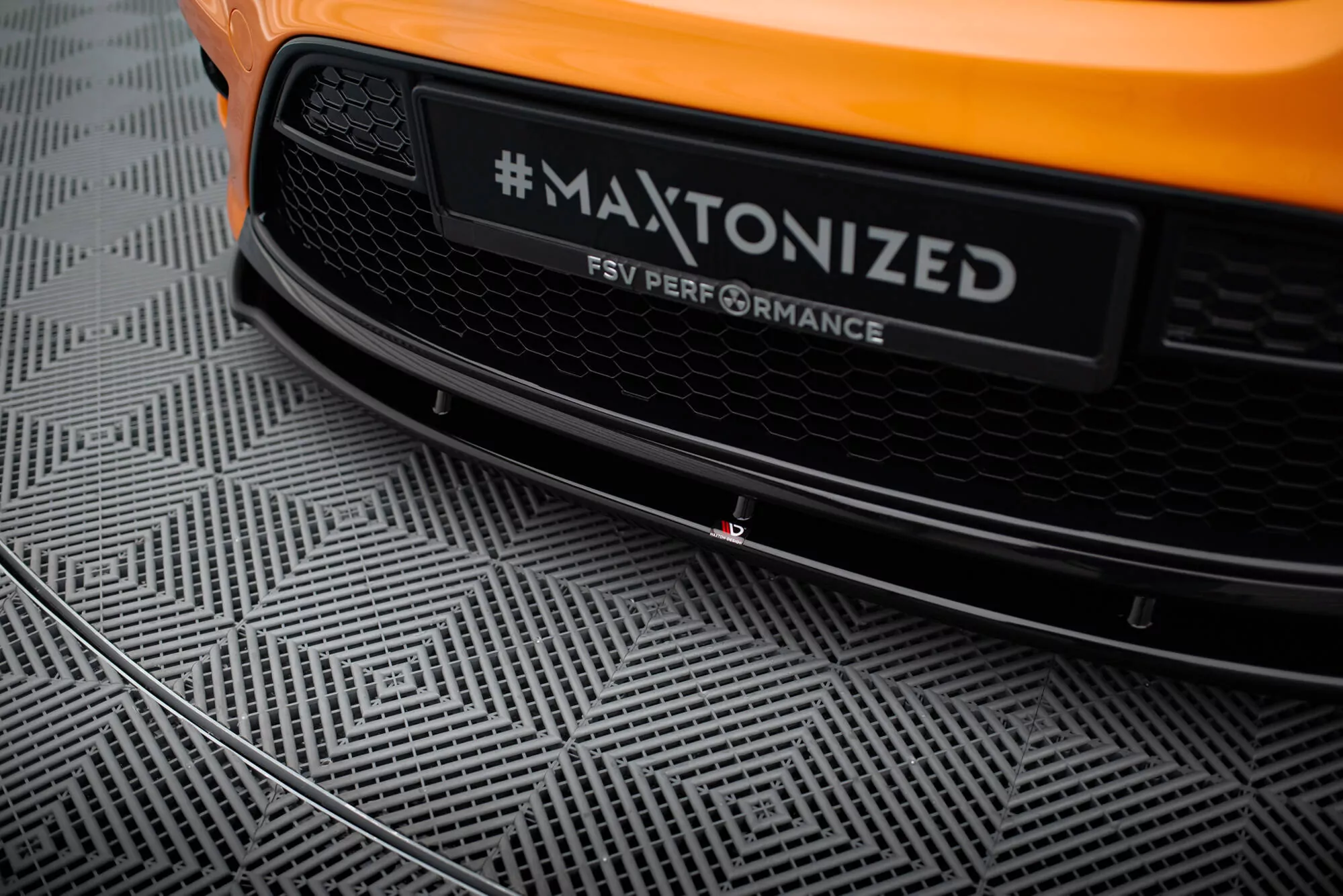 Front Ansatz Passend Für Passend Für FORD FOCUS II ST FL Schwarz Hochglanz Schwarz Hochglanz