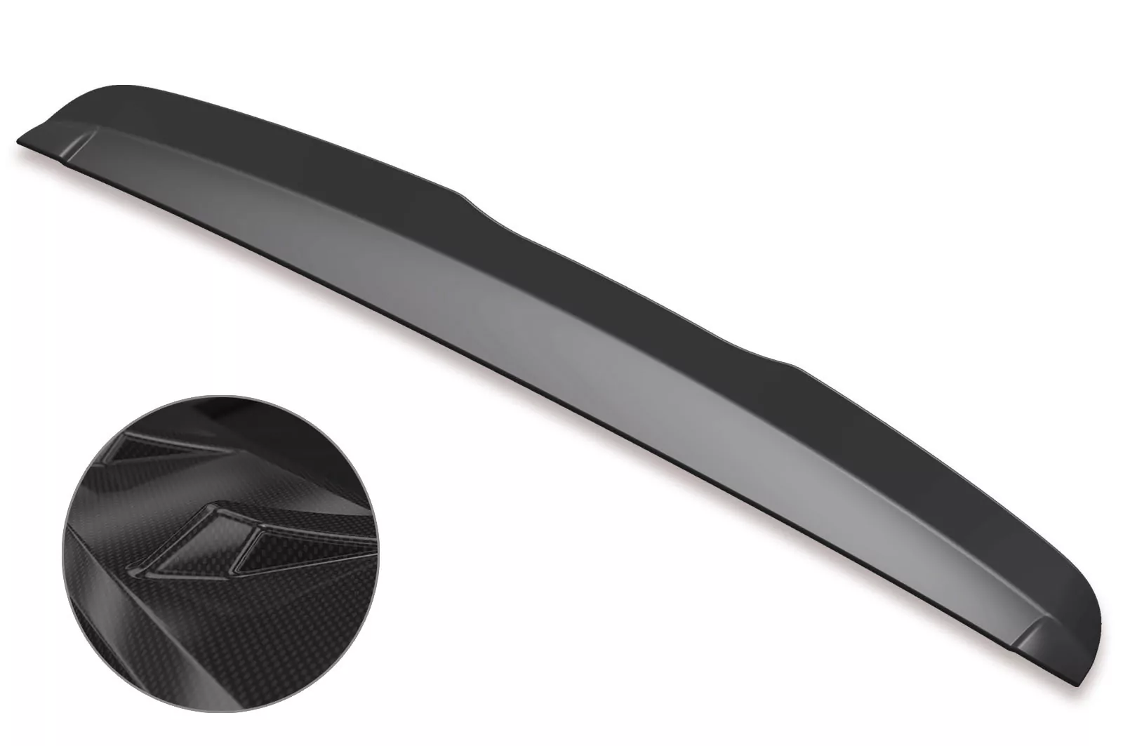 Heckflügel mit ABE für VW Touran / Touran GP HF627-C Carbon Look Hochglanz