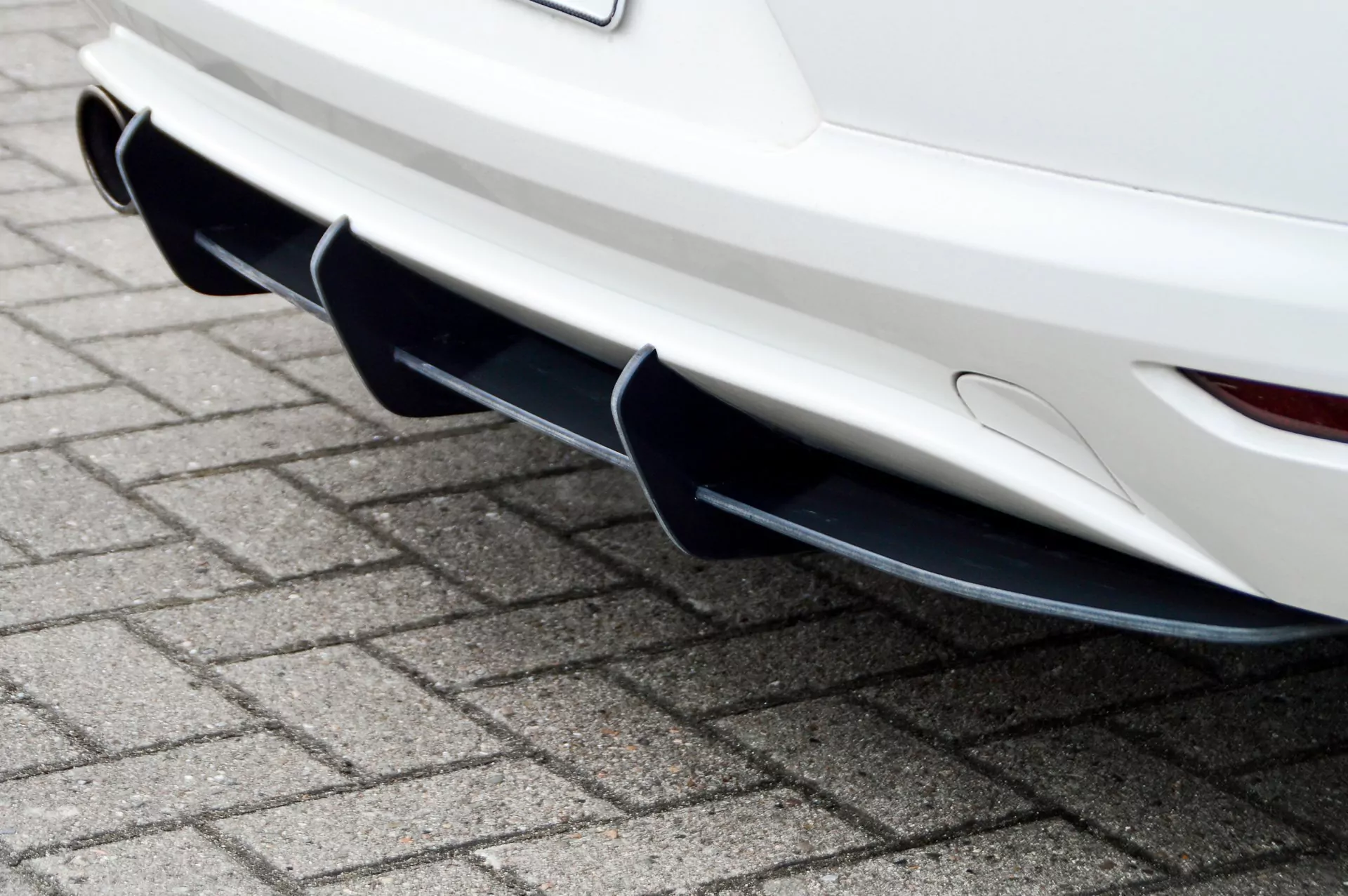 gefräster Heckansatz mit Finnen für VW Scirocco 13