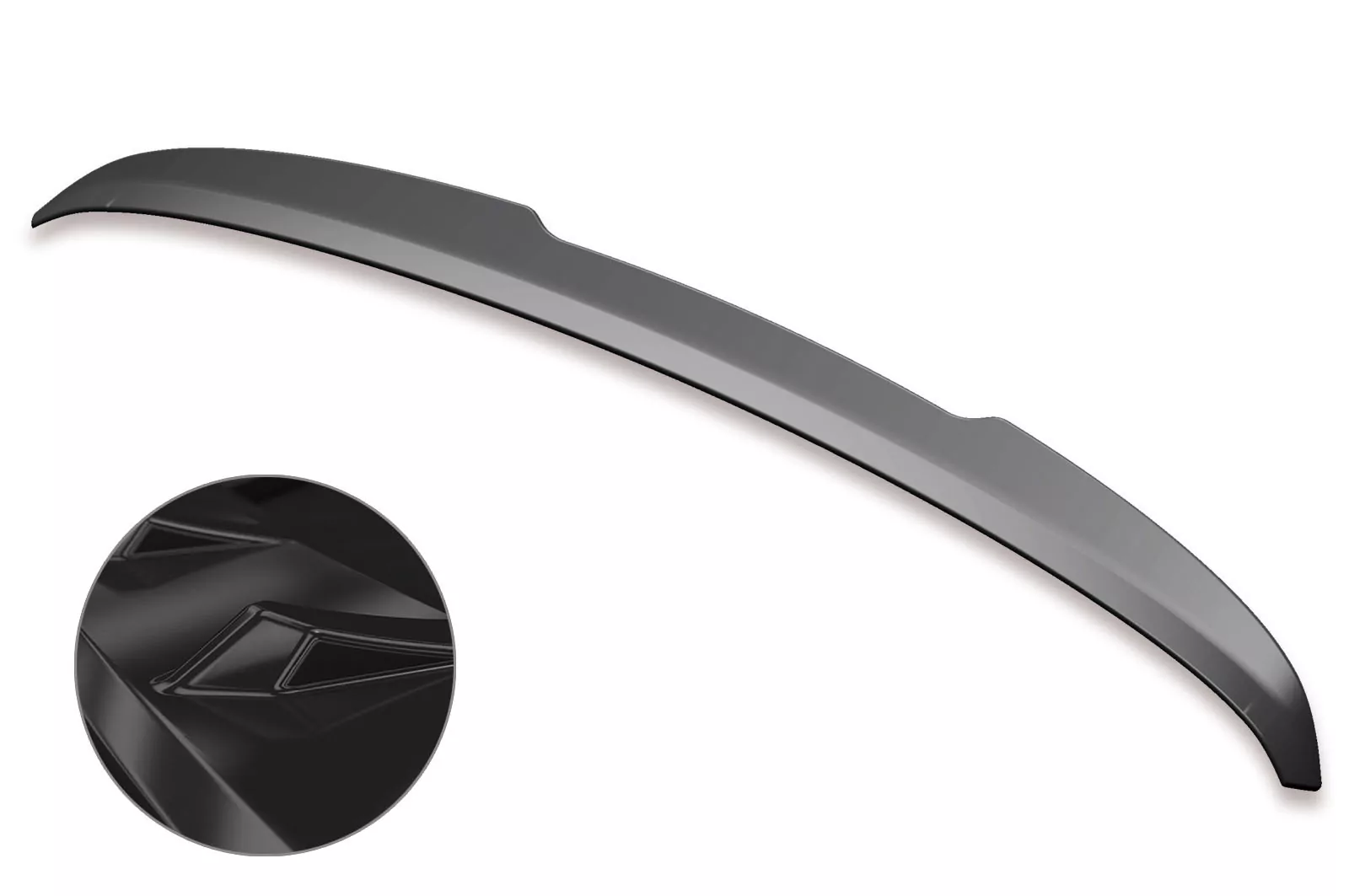 Heckflügel mit ABE für VW Touareg II Glossy (schwarz hochglanz)