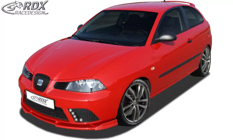 RDX Frontspoiler VARIO-X für SEAT Ibiza 6L FR / Facelift 2006+ (nicht Cupra) Frontlippe Front Ansatz Vorne Spoilerlippe