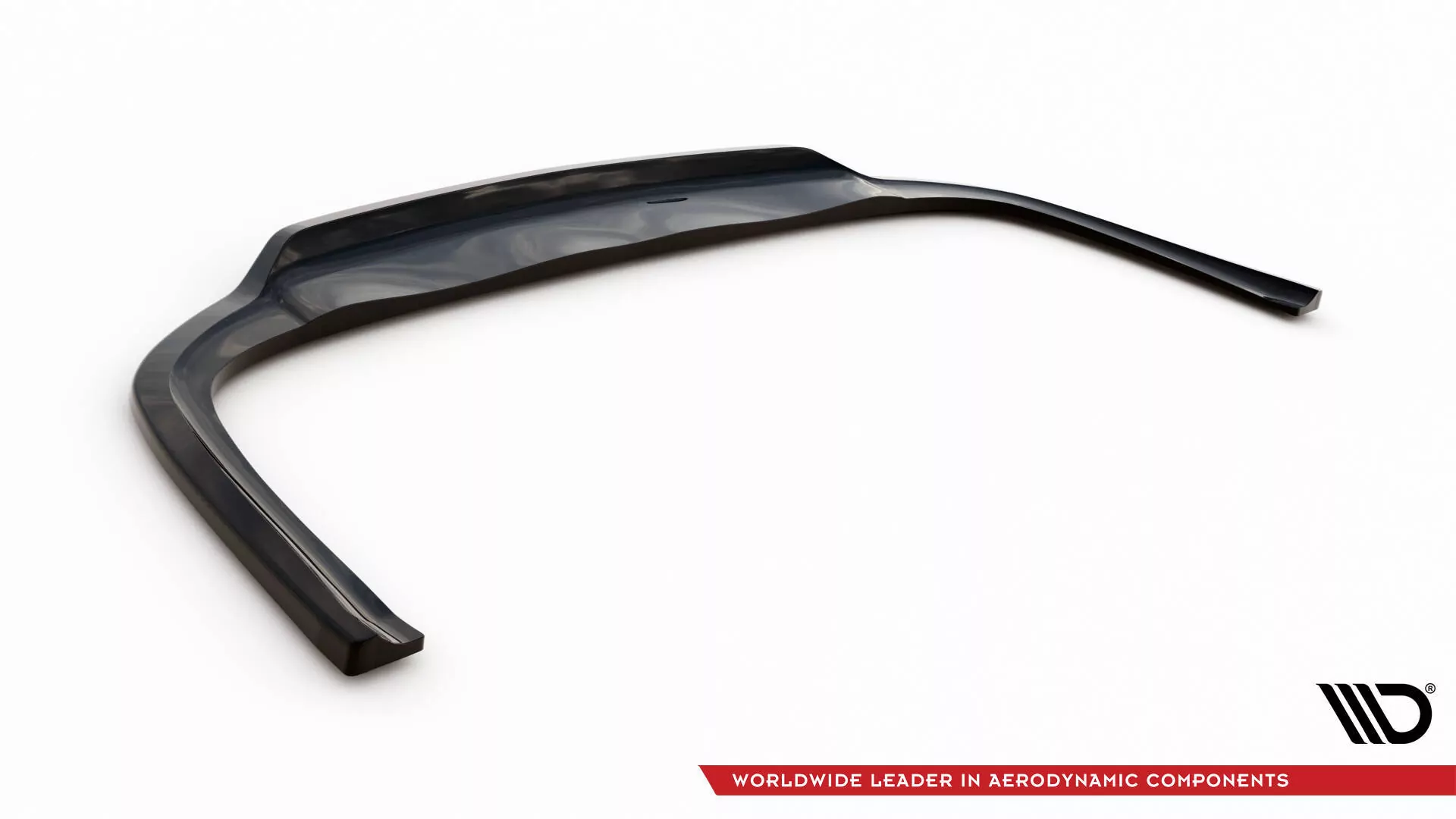 Hinten Splitter (mit Einem Vertikalem Balken) Audi A8 D4 Facelift Schwarz Hochglanz