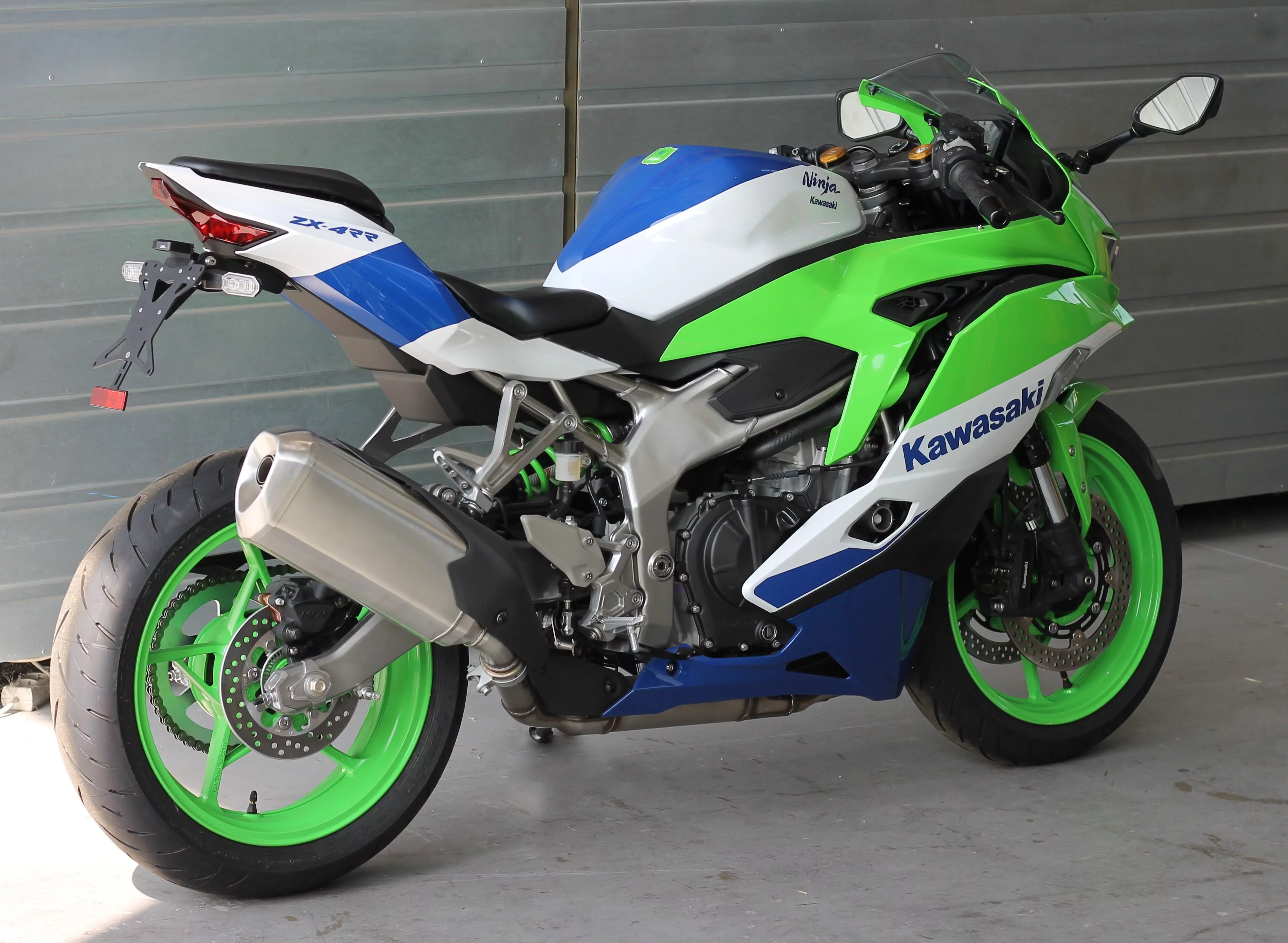 MG Biketec Kennzeichenhalter für Kawasaki ZX-4RR ab 2023