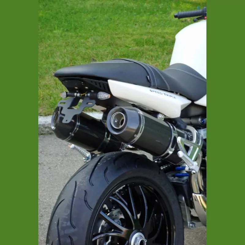 Bodis Oval Tec Auspuff Triumph Speed Triple 2005-2010