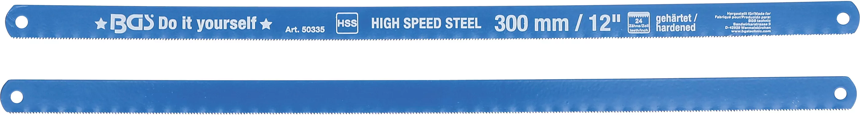 HSS-Metall-Sägeblatt-Satz | 13 x 300 mm | 2-tlg.