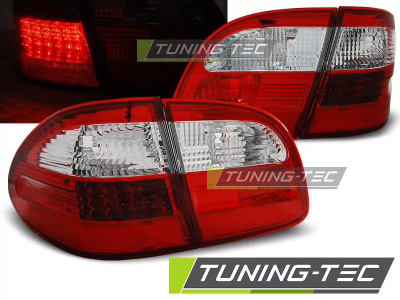 Led Tail Lights Red White Fits Mercedes W211 Wagon E-klasa 02-06