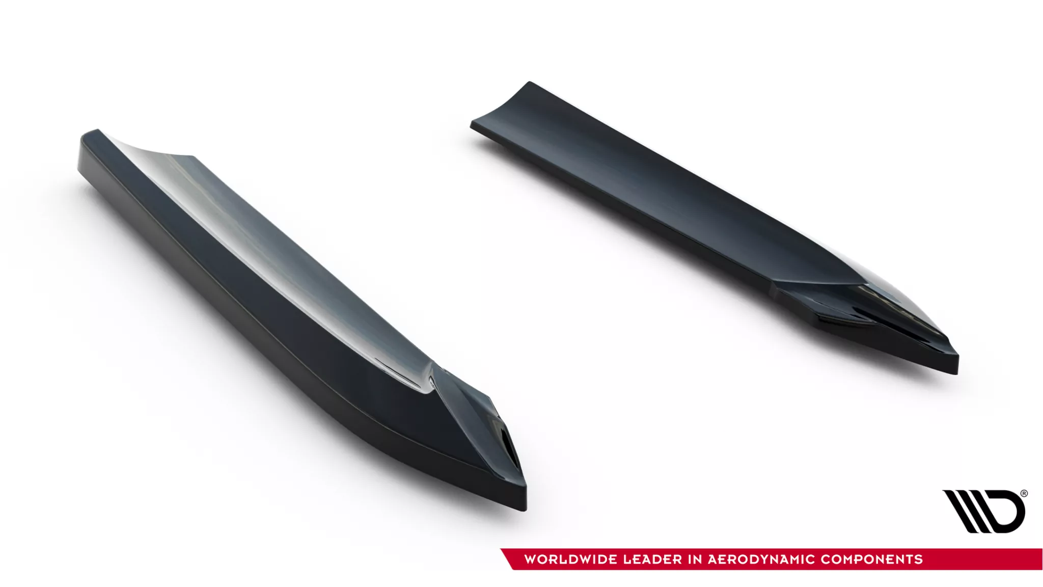 Heck Ansatz Flaps Diffusor Für Audi A7 S-Line C7 Schwarz Hochglanz