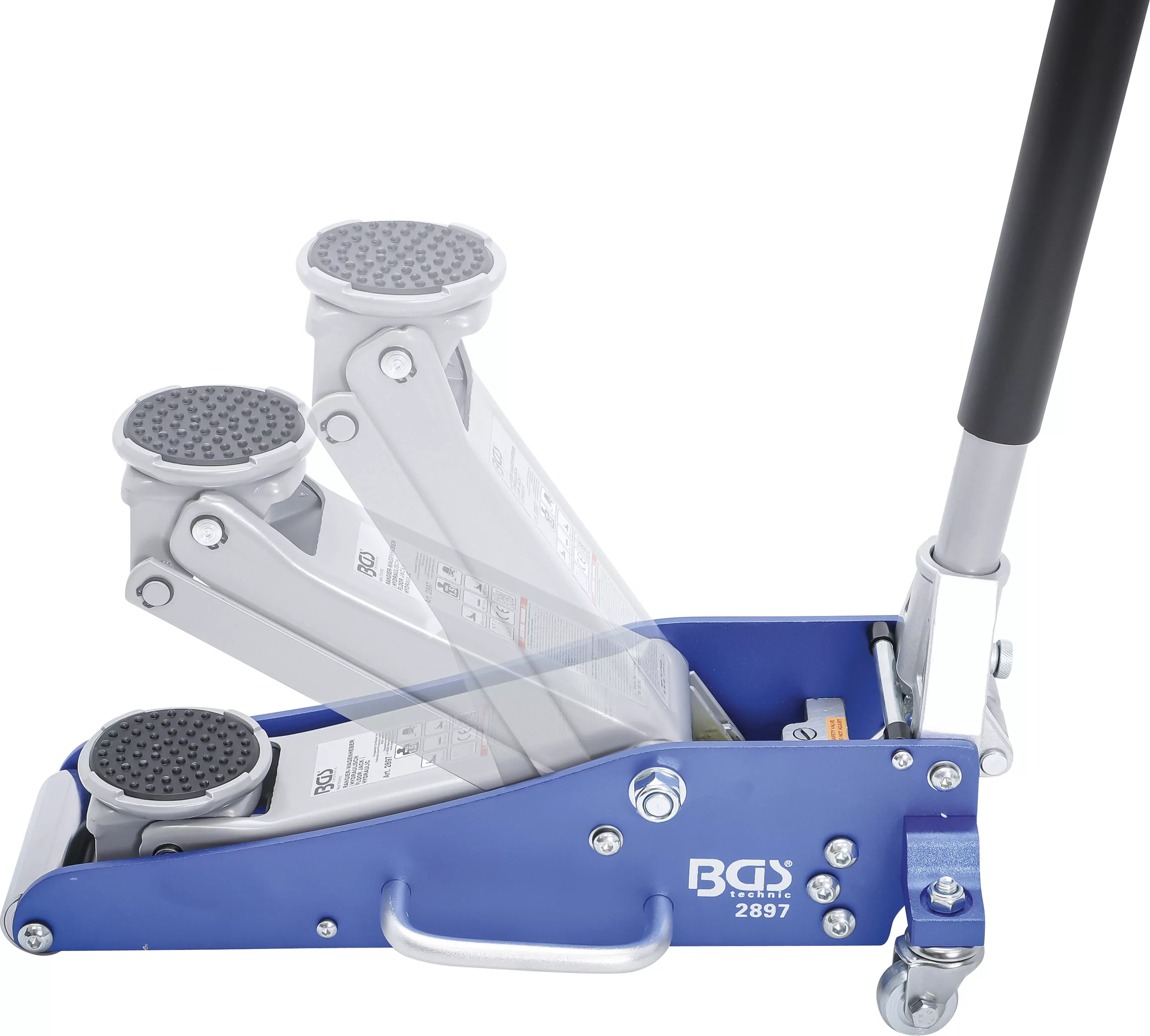 Rangier-Wagenheber | hydraulisch | Aluminium-Stahl-Konstruktion | 1,5 t