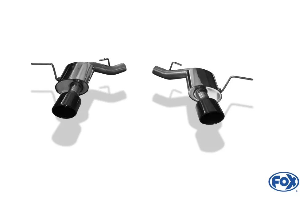 Jeep Grand Cherokee WK II - 6,4l SRT8 ab 2014  Endschalldämpfer rechts/links - 129x106 Typ 32 rechts/links SCHWARZ glänzend emalliert