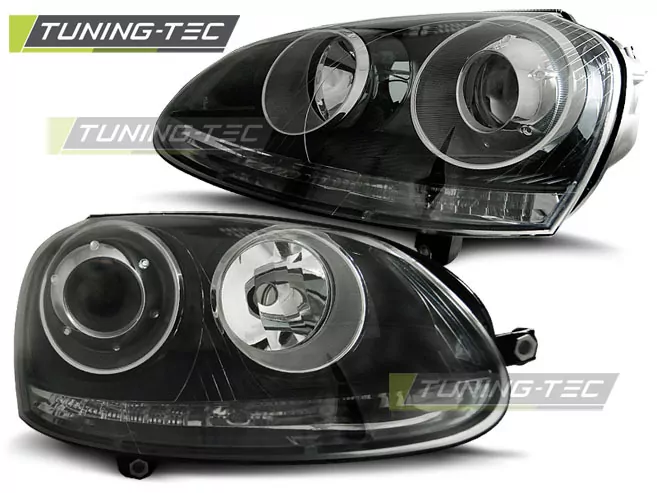 HEADLIGHTS SPORT BLACK fits VW GOLF 5 10.03-09