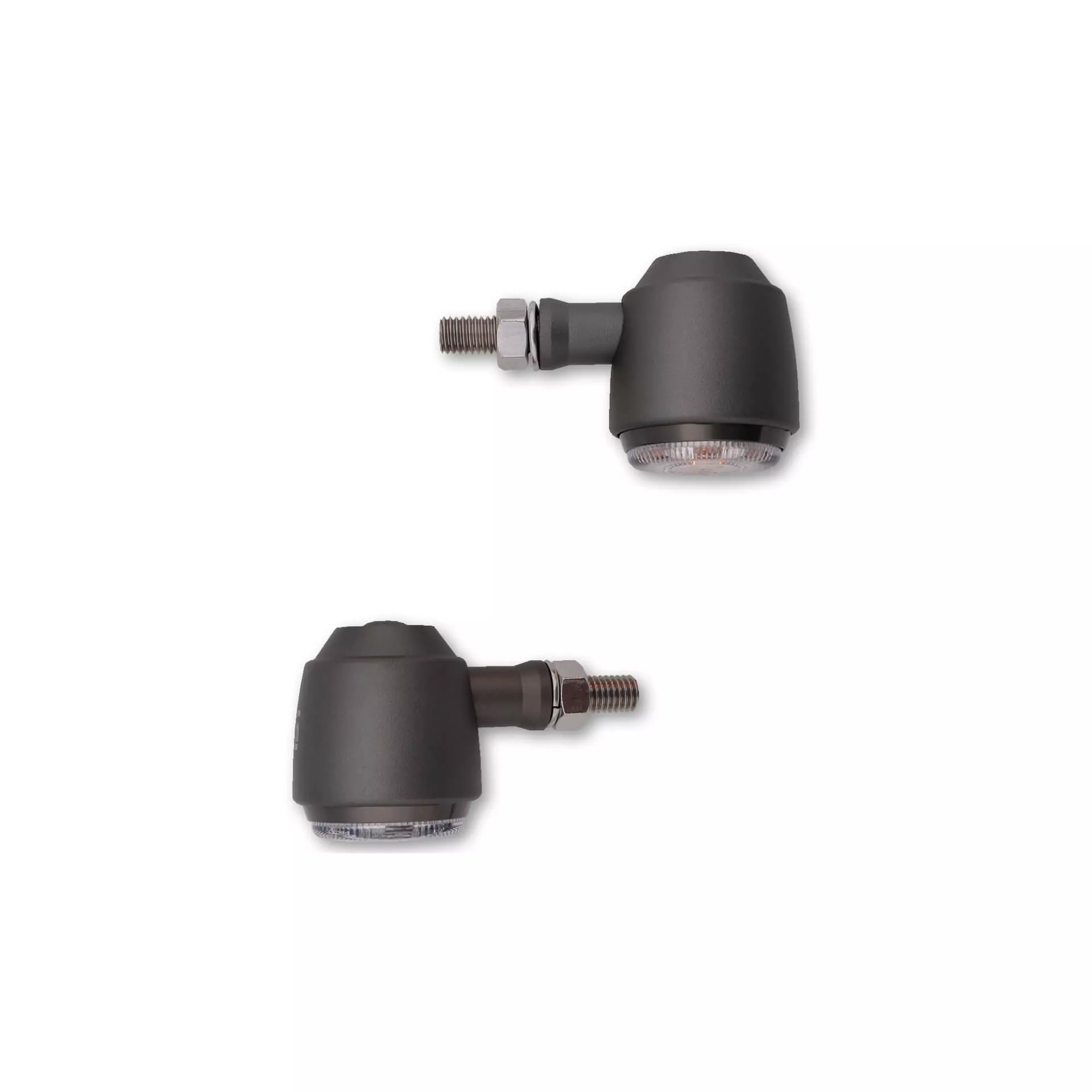 LSL Instrument plate for Motoscope Tiny speedometer, black anodized