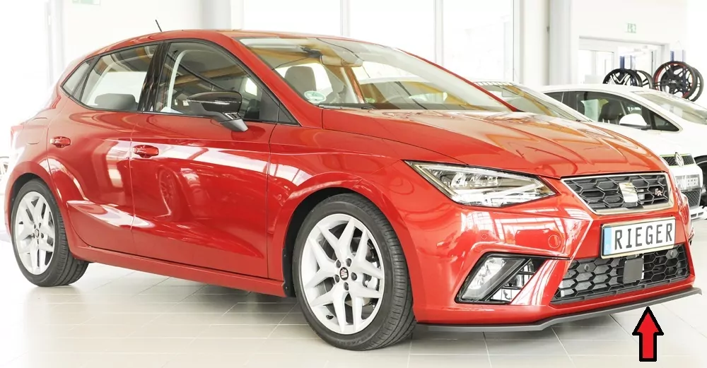 Rieger Spoilerschwert für Seat Ibiza (KJ) | 5-tür. 01.17- für orig. Frontschürze