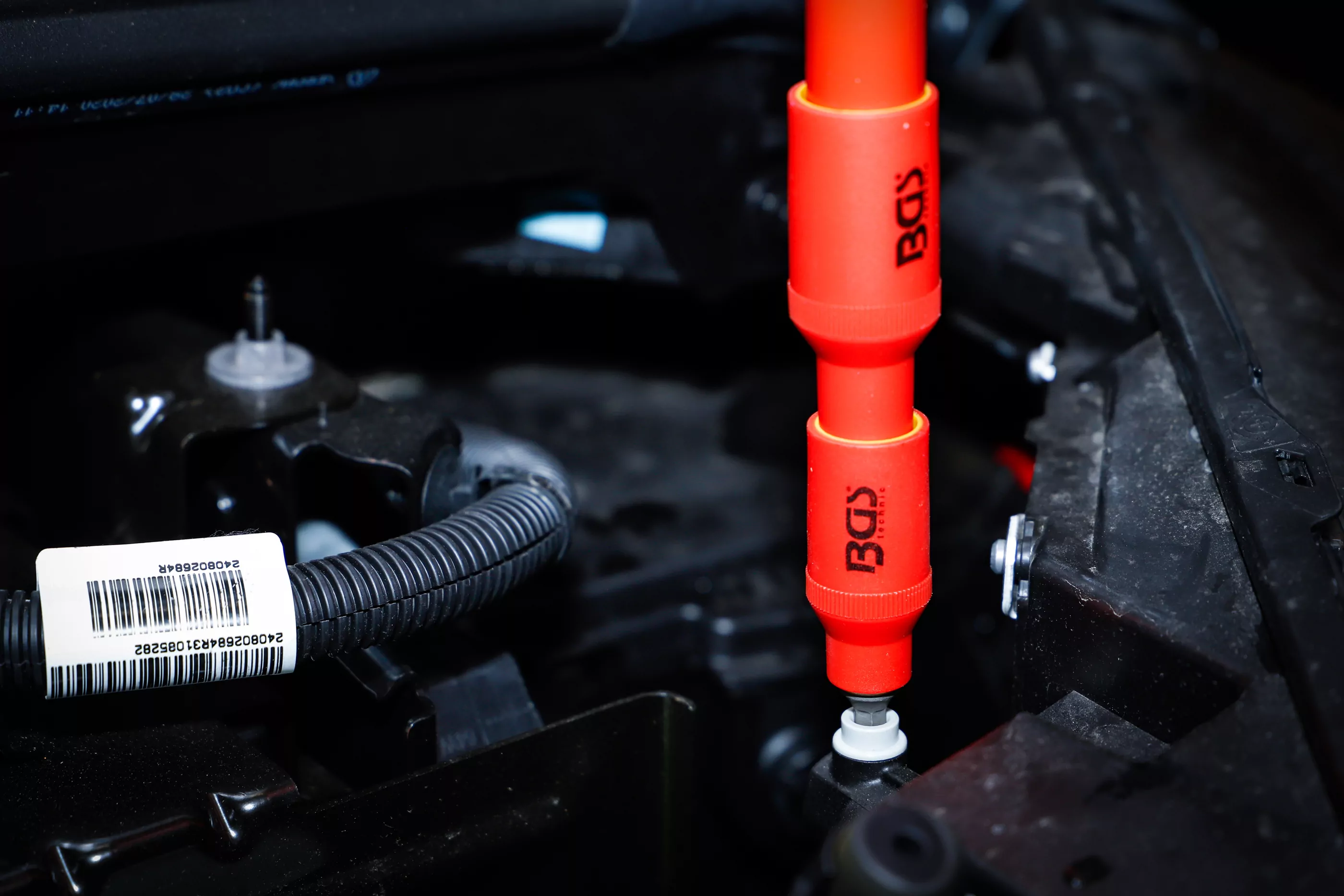 VDE-Bit-Einsatz-Satz | Antrieb Innenvierkant 10 mm (3/8") / 12,5 mm (1/2") | Innensechskant 4 - 10 mm | 10-tlg.