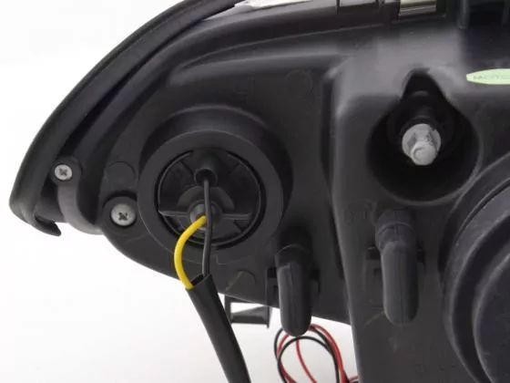 Scheinwerfer Set BMW 3er E46 Limo/Touring Bj. 02-05 schwarz