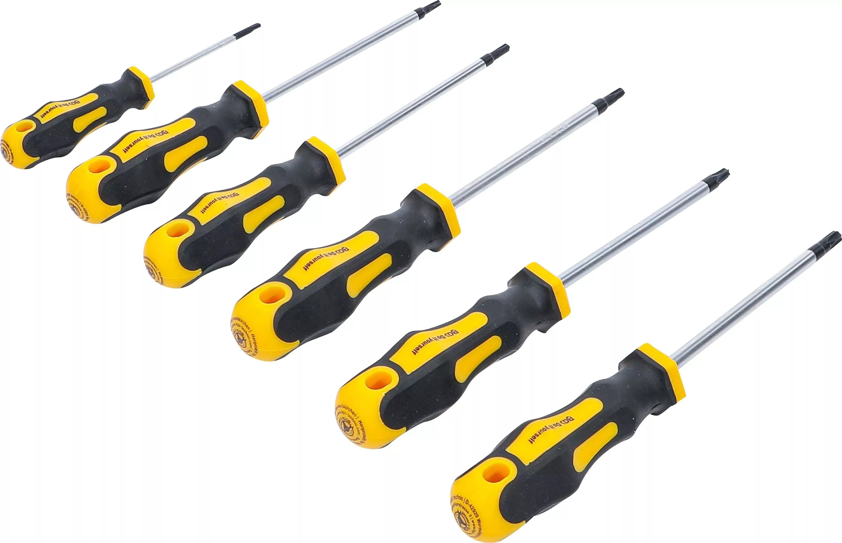 Schraubendreher-Satz | T-Profil (für Torx) T10 - T30 | 6-tlg.