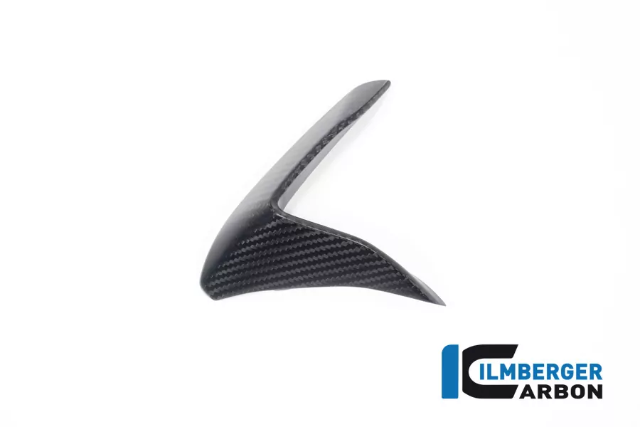 Ilmberger Carbon Windabweiser am Verkleidungsoberteil links matt für Aprilia RSV4 2021-