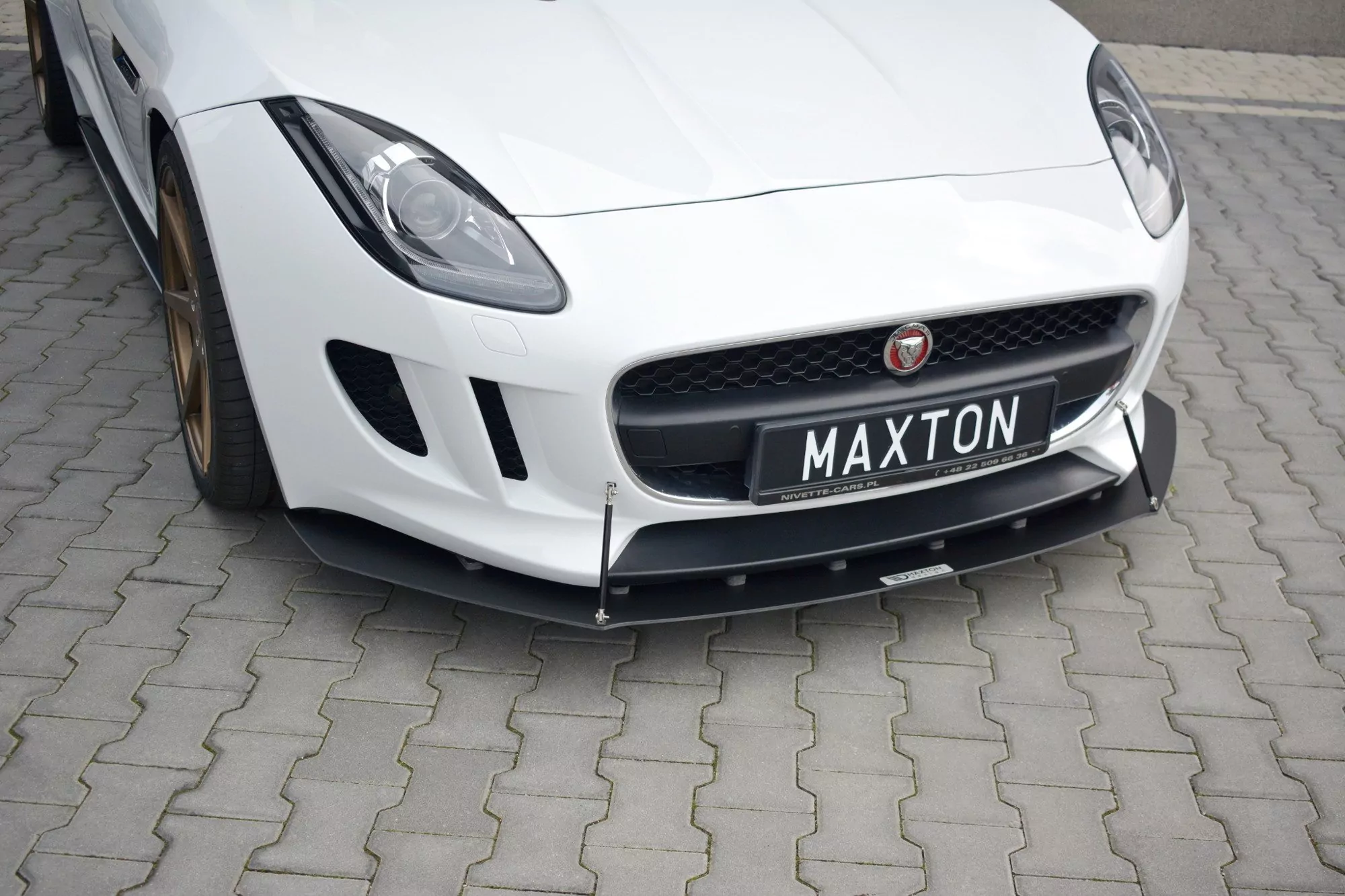 Racing Cup Spoilerlippe Front Ansatz Passend Für JAGUAR F-TYPE