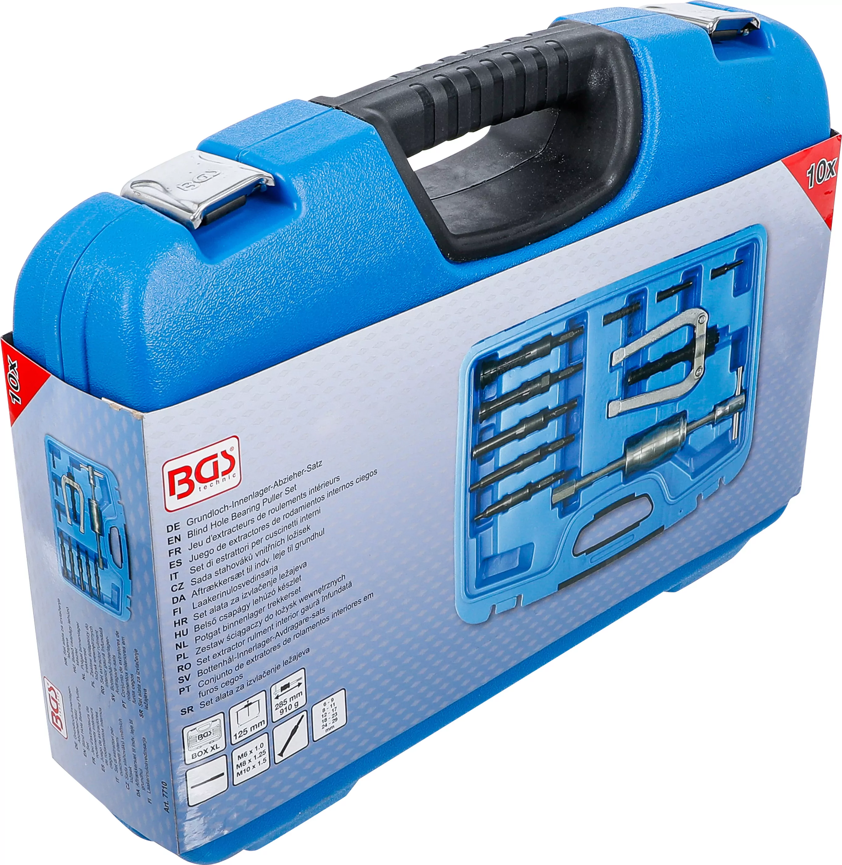 Grundloch-Innenlager-Abzieher-Satz | 10-tlg.