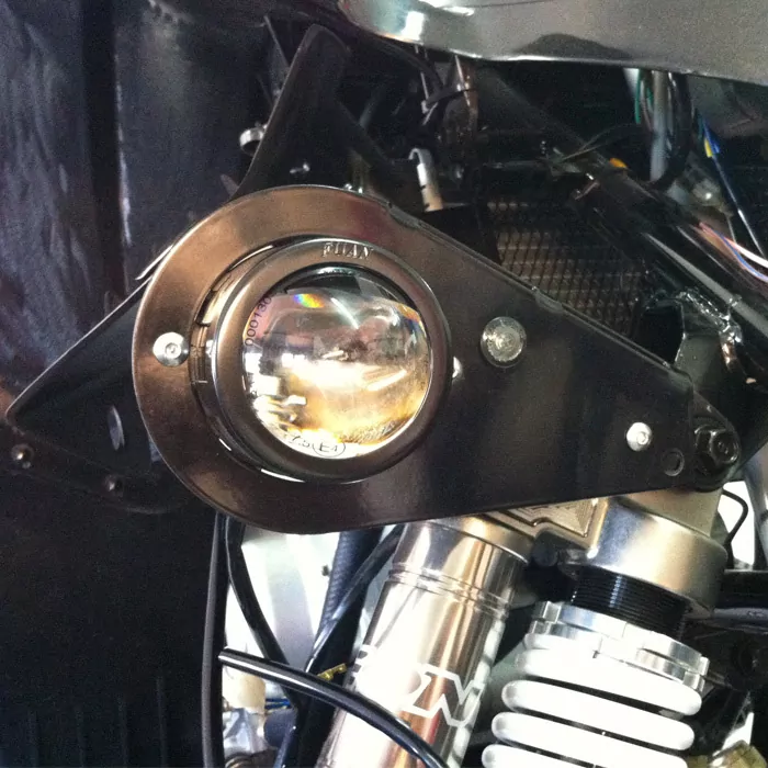 Quad-Halter für Ellipsoidscheinwerfer 271285 Satz rechts und links | schwarz